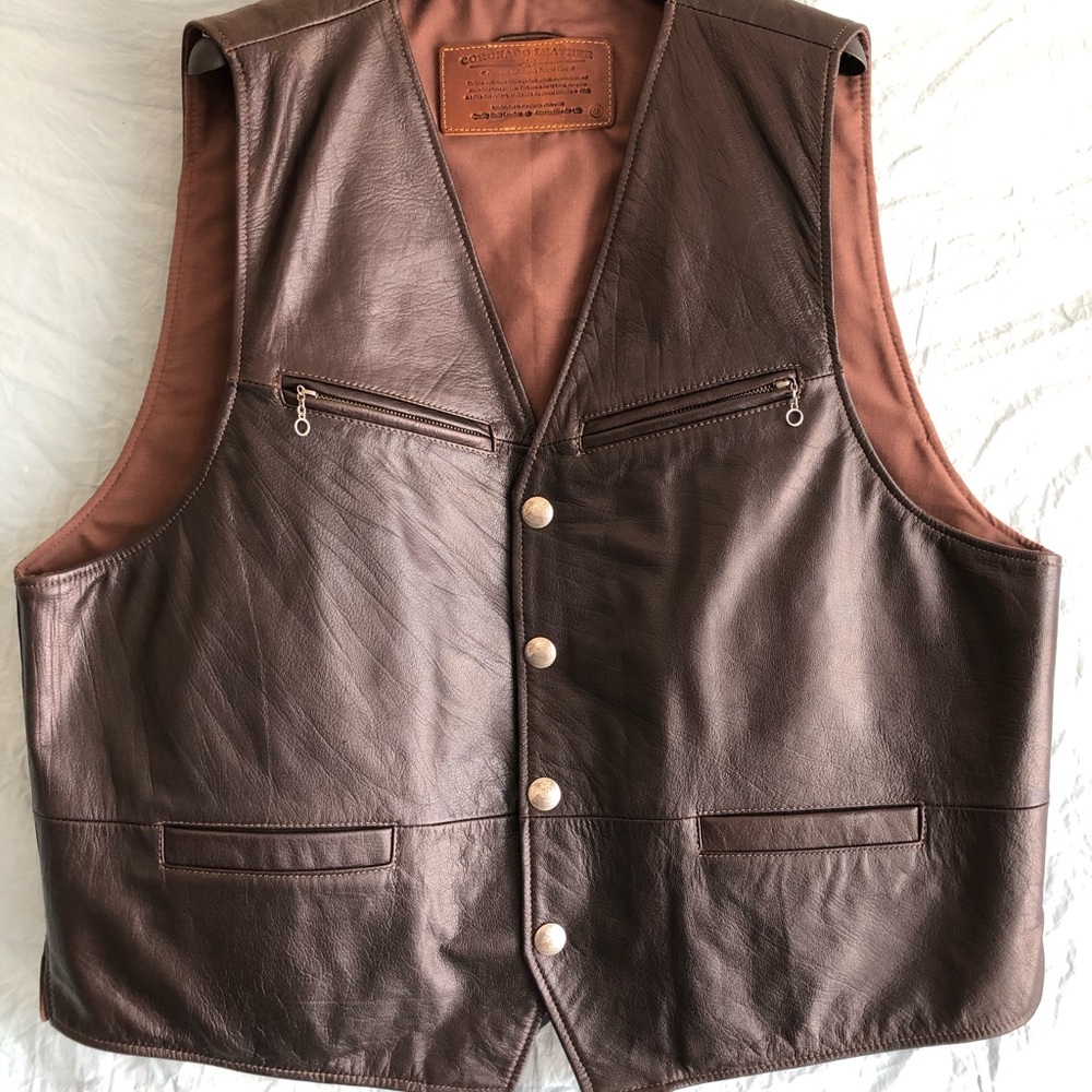 Vintage Coronado Leather Holster Vest